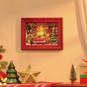 �yRolife�z�N���X�}�X�̑O��Ձ@�N���X�}�X�C�u�@Christmas Eve �N���X�}�X�t���[���@3D�E�b�h�p�Y���@�~�j�`���A�@DIY