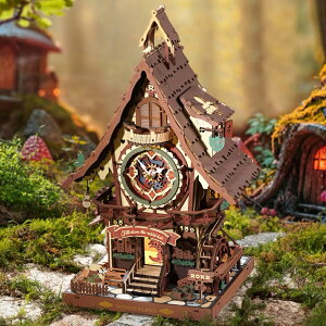 �yRolife�z �J�b�R�E���v�@Art in Time's Tick Cuckoo Clock ���v�@�p��Ő������@�ؐ��I���S�[�� �E�b�h�p�Y���@�~�j�`���A DIY