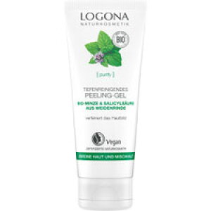 送料無料♪【オーガニック】LOGONA ロゴナ ピーリングジェル <ミント> 100ml 【角質ケア 毛穴 黒ずみ スクラブ 洗顔 敏感肌対応 自然派 オーガニックコスメ NATRUE認証】