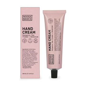 送料無料 NOOSA BASICS ヌーサ・ベーシックス ハンドクリーム 100mL カンガルーポーフラワー＋ゼラニウム オーガニック 天然由来 保湿 ハンドケア ビーガン ナチュラルコスメ 自然派 手荒れ対策 ギフト プレゼント 人気
