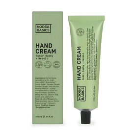 送料無料 NOOSA BASICS ヌーサ・ベーシックス ハンドクリーム 100mL ガンビーガンビー＋ネロリ オーガニック 天然由来 保湿 ハンドケア ビーガン ナチュラルコスメ 自然派 香り 癒し プレゼント ギフト