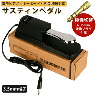 ピアノペダル ダンパーペダル 1.7m 電子キーボード 電子ピアノ MIDI機器に サスティンフットペダル 極性…