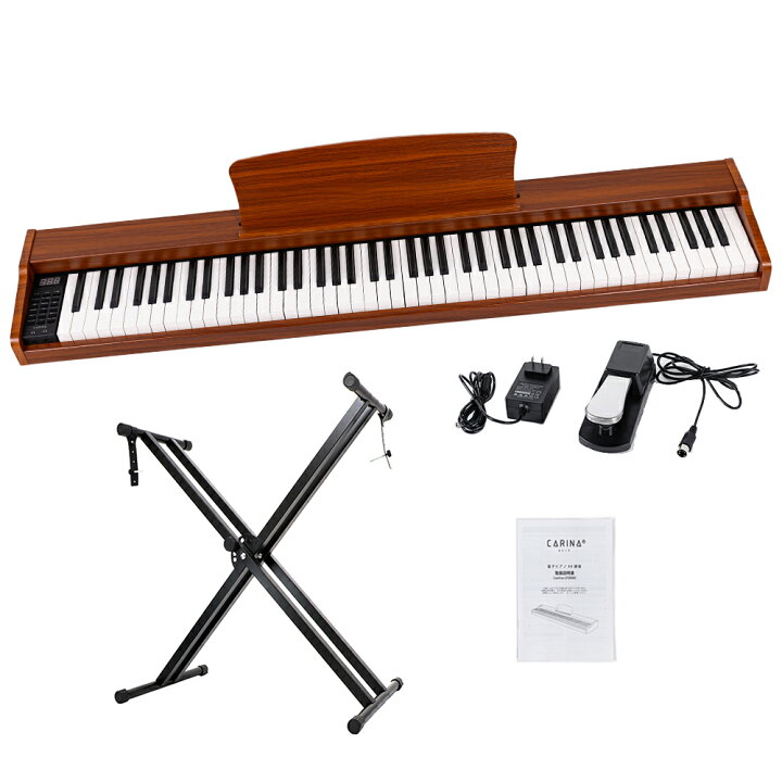 楽天市場】【グレー新発売！】電子ピアノ 88鍵盤 スタンド 椅子セット 
