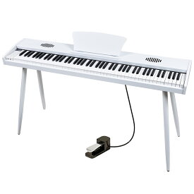 【スタンド付き】電子ピアノ 88鍵盤 木製 給電タイプ dream音源 MIDI対応 スリム 初心者 新学期 新生活 木目調 ブラウン ベージュ【演奏動画あり】