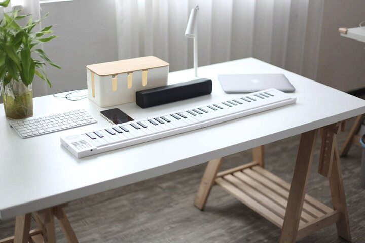 楽天市場】電子ピアノ 61鍵盤 折りたたみ キーボード 軽量 コンパクト 