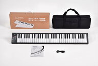 電子ピアノ 61鍵盤 折りたたみ キーボード 軽量 コンパクト 初心者 子供 大人 充電式 ポータブルピアノ …