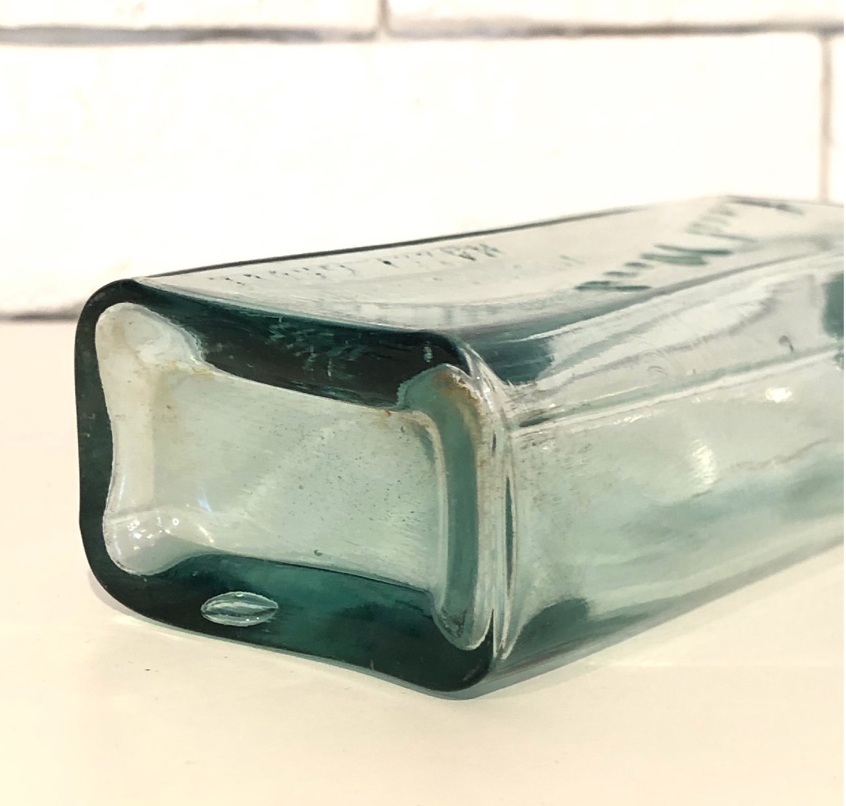 楽天市場】アメリカ ビンテージ ボトル 瓶 ガラス製 花瓶 オブジェ