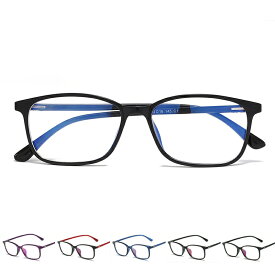 ブルーライト カット 眼鏡 メガネ めがね パソコン PCメガネ UVカット 伊達メガネ 男女兼用 おしゃれ ブルーライト防止 疲労軽減