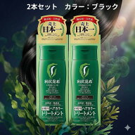利尻ヘアカラートリートメント 利尻昆布 白髪染め 2本(200g×2個) ブラック 利尻昆布トリートメント 利尻…