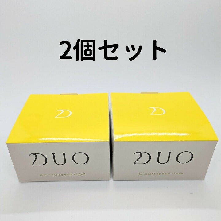 DUO クレンジングバーム クリア ザ クレンジングバーム クリア デュオ 2個(90g×2) 黄色 DUO 90g 2個 送料無料  【ゆうパック】 LaLa shop16