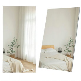 【★週末1000円クーポン★】lalaspace 割れない鏡 ダンスミラー 姿見 全身鏡 幅100cm 80cm 60cm 40cm 壁掛け 姿見ミラー 持ち運び フィルムミラー ヨガ トレーニング われない 防災 地震対策 【最新版HDフィルム変更】