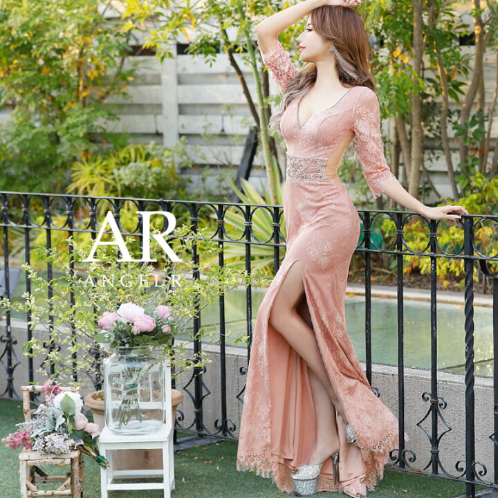 楽天市場】【盛りブラ付き】エンジェルアール Angel-R キャバドレス 袖 