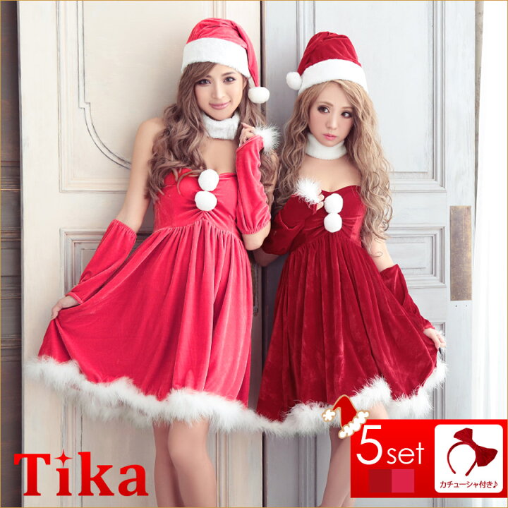 楽天市場 サンタ コスプレ 22 サンタ衣装 可愛いサンタ ふわふわ フェザー サンタ服 レッド ピンク L Xl 大きいサイズ レディース 衣装 ワンピース セクシー サンタコスプレ 衣装 サンタコス クリスマス サンタクロース キャバ 人気 激安 即日発送 Lalatulle