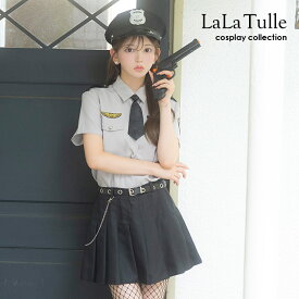【即日発送】 ハロウィンコスプレ ポリス 警察官 コスプレ 半袖 仮装 6点セット Mサイズ 警官 警察 キャバ キャバ嬢 レディース コスチューム セクシー ミニスカポリス エロ 過激 ハロウィン ツイン ワンピース 可愛い かわいい プリーツスカート 体型カバー 露出少なめ 2025