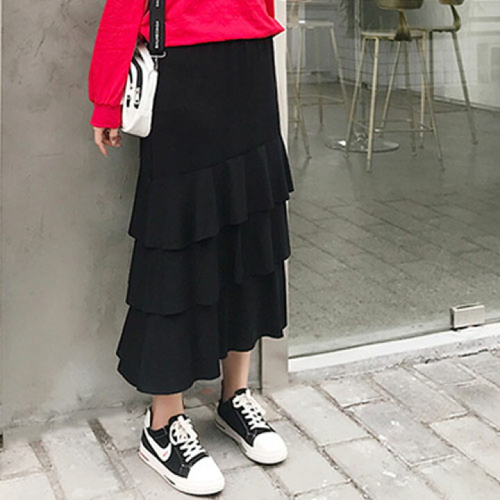 楽天市場】zz 大きいサイズ レディース アシンメトリー スカート  