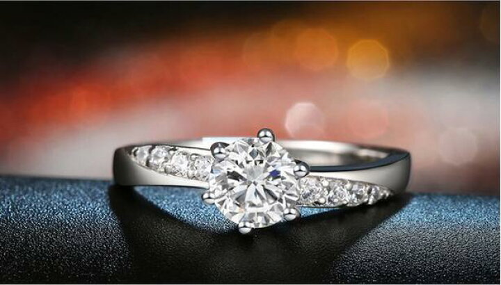 楽天市場 結婚指輪 結婚記念日プレゼント Diamond輝きリング 婚約指輪 S925 Pt18k３度コーティング Silver プラチナ仕上指輪 シルバーリング 誕生日プレゼントシルバーリング 値下げしました Shop L Allure