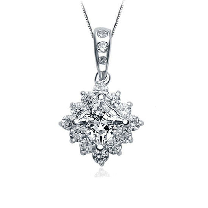 楽天市場】【在庫処分値下げ】S925ネックレス silver925 ダイヤモンド 