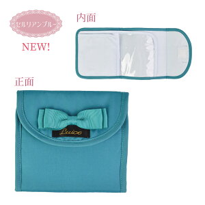 ポーチ プレゼント フリル マスクポーチ マスクケース 二つ折り 抗菌ポーチ かわいい リボン おしゃれ マスク入れ 抗菌 プチギフト お出かけ 抗菌ケース 持ち運び ルドゥーテ クリスマス 誕