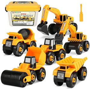 おもちゃ 男の子 3 4 5 6 7歳お誕生日 プレゼント ランキング 知育玩具 組み立て 車 おもちゃ 工事カー 建設車両 ショベルカー 工事ごっこ遊び 砂場遊び ミニカー 玩具 大工車 プレゼント 贈り
