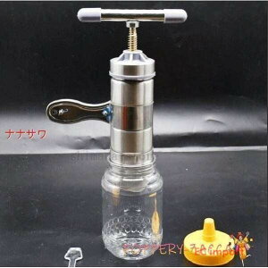人気推薦★蜂蜜分離器 ステンレス 蜂蜂蜜抽出 はちみつ遠心分離機 蜂蜜取る機械 手動式蜂蜜分離器 手動 絞り機 ポータブル 多機能