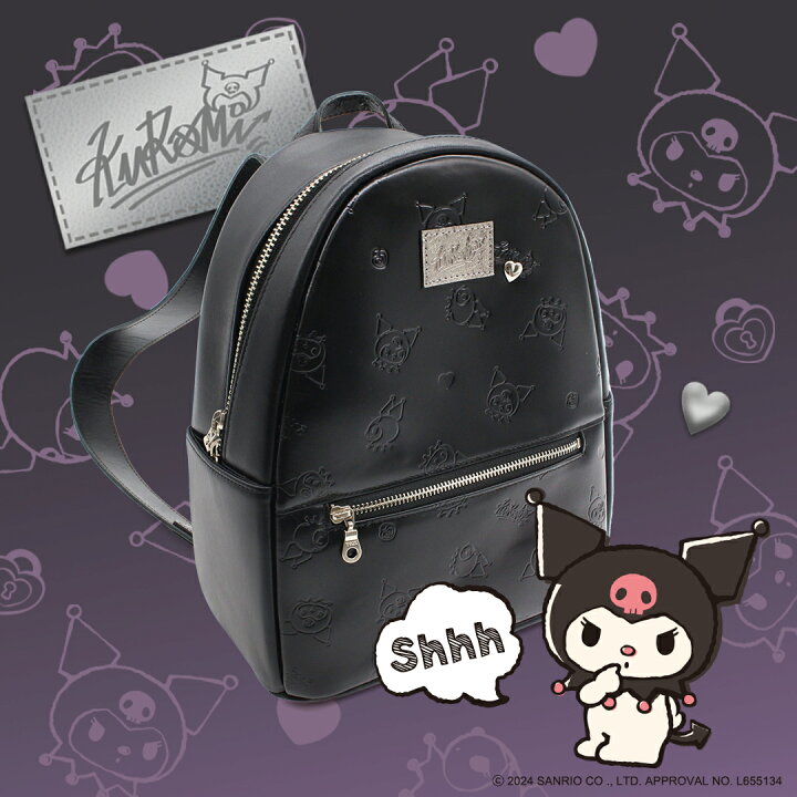 楽天市場】【サンリオキャラクターズ】KUROMI クロミ 本革 リュック 