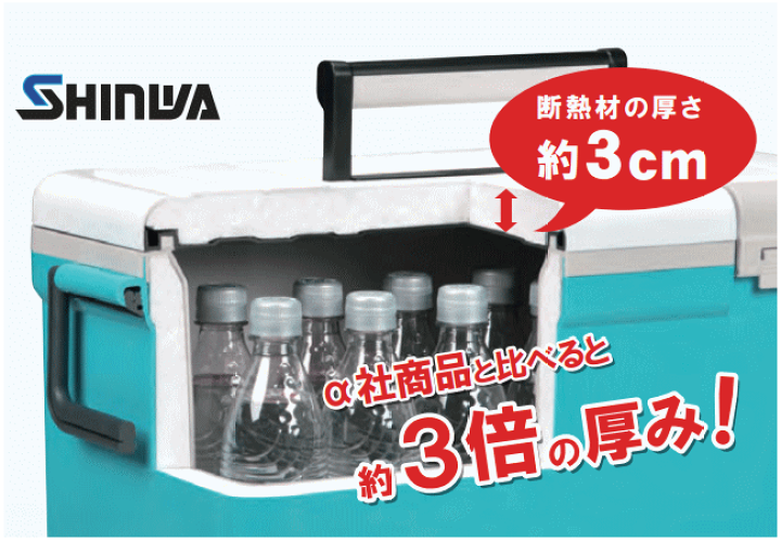 楽天市場】伸和 ホリデーランドクーラー 76H W ホワイト 76L