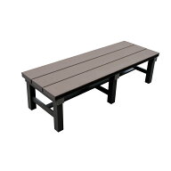 人工木幅広縁台 幅150cm T型 1554 ブラウン アークランズ 【大型便・時間指定不可】
