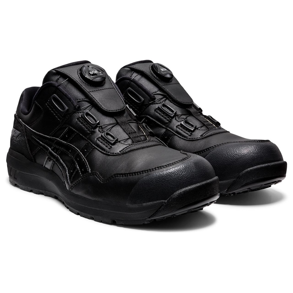アシックス 安全靴 ウィンジョブ CP306 BOA ブラック×ブラック 25.5cm