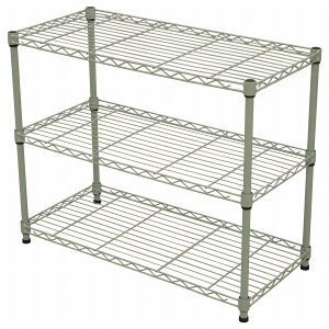 エイ・アイ・エス 19φスチールラックセット グリーン NS7535-1GR 【メーカー直送・代引不可・置配不可】