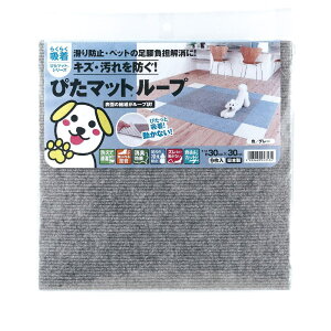 ���^�i�x�H�� �z���҂��}�b�g���[�v 30×30cm �z���}�b�g �y�b�g�}�b�g �O���[ 9���� KPL-3005