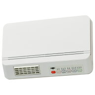 山善 壁掛ヒーター DCモータータイプ ホワイト DFX-RJ12 W