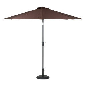 不二貿易 アルミパラソル 270cm ブラウン TJB004 【メーカー直送・代引不可・置配不可・配送地域限定】