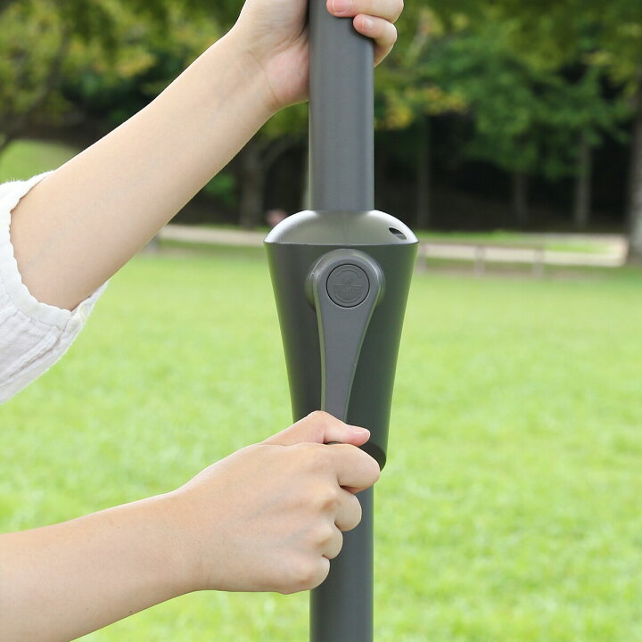 楽天市場】不二貿易 アルミパラソル 270cm ブラウン TJB004