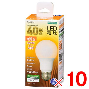 �y5��10������I�ő�100���|�C���g�o�b�N�z�I�[���d�@ LED�d�� E26 40�`���� �d���F LDA5L-G AG52 ×10�� �Z�b�g�̔�