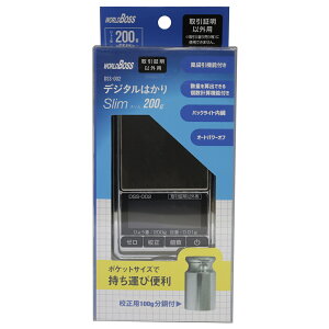 ���X�R�[�L �f�W�^���͂��� slim 200g DSS-002