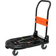 トラスコ 樹脂台車 カルティオ ブラック MPK-780-BK