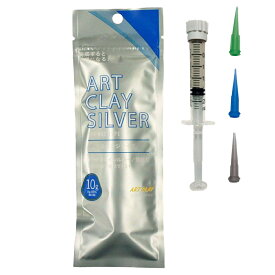 アートクレイシルバー シリンジタイプ 10g ノズル3本付 A-0281
