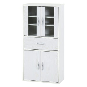 不二貿易 ミドルキッチンキャビネット オークWH HA1160 【メーカー直送・代引不可・置配不可・配送地域限定】