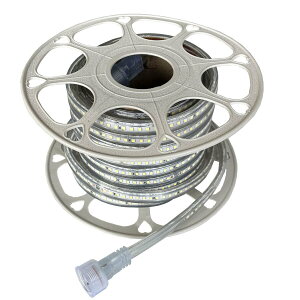 �x�m�q LED ���[�v���C�g �Жʔ��� 10m ���ݗp �����F 6000K FRL-10GW