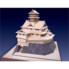 ウッディジョー 木製建築模型 1/150 安土城 改良版