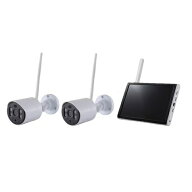 NSK AIワイヤレスカメラ2台モニターセット NS-AI2110WRMS 2SET