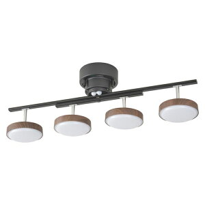 �I�[���d�@ LED4���V�[�����O���C�g �_�[�N�u���E�� LT-YLS4RC-K