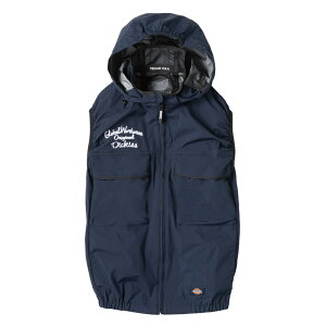 �{���g�N�[�� VOLTCOOL �󒲃E�F�A Dickies �t�[�h���E�\���P�ՔM�x�X�g �l�C�r�[ XL D-299
