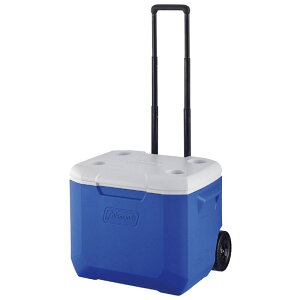 コールマン ホイールクーラー 60QT ブルー/ホワイト 56L 大型 クーラーボックス キャスター付 2000027863