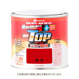 カンペハピオ　油性トップガード　0．2L　あか