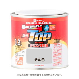 カンペハピオ　油性トップガード　0．2L　ぎん色