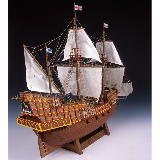 楽天市場】ウッディジョー 木製帆船模型 1/50 ゴールデンハインド 
