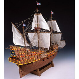 ウッディジョー 木製帆船模型 1/50 ゴールデンハインド レーザーカット加工