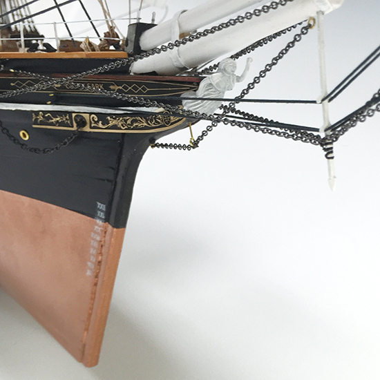 楽天市場】ウッディジョー 木製帆船模型 1/100 カティサーク [帆付き