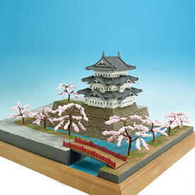ウッディジョー 木製建築模型 1/150 弘前城 レーザーカット加工